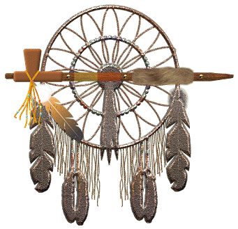 Bilddokument Dreamcatcher mit Friedenspfeife
